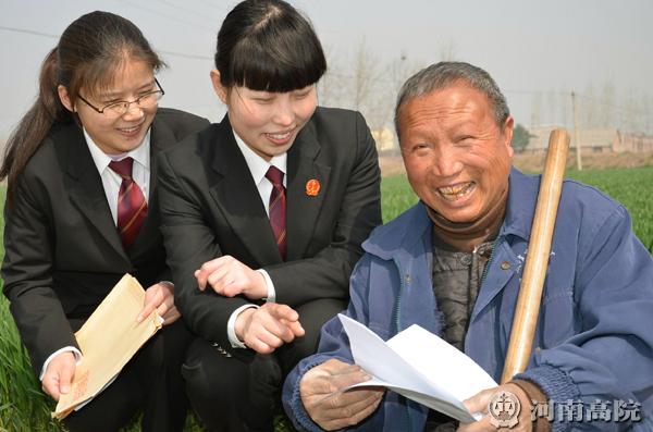 博爱县法院将"法律春雨"播洒到百姓心田中 - 河南省高级人民法院
