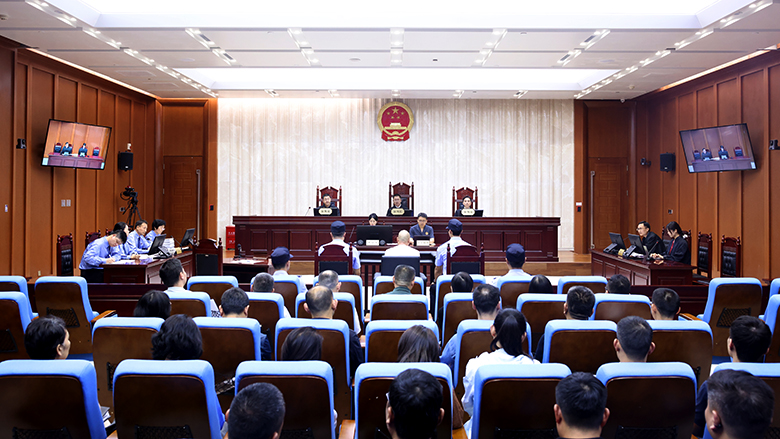 河南省高级人民法院院长秦海审理一起重大刑事案件并当庭宣判